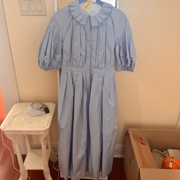 ALEXANDER MCQUEEN
Puff-Sleeve Cotton-Poplin Shirt Dress size 8 - Picture 4 of 10